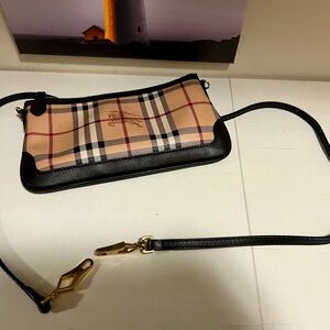 Burberry Haymarket Check Crossbody AUTHENTIC